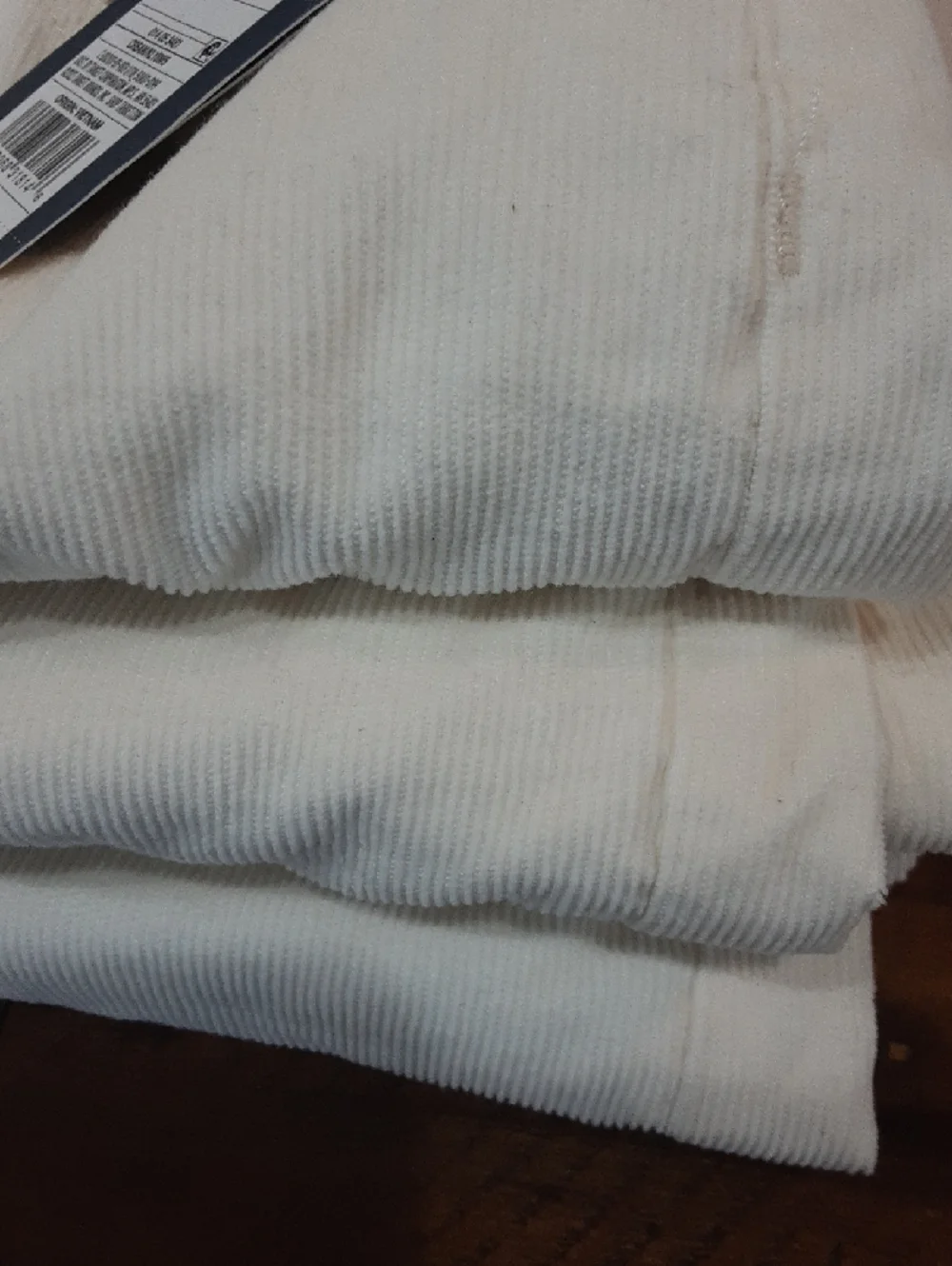 Universal Thread Cream Corduroy Wide-Leg Pants C383 - Picture 7 of 7